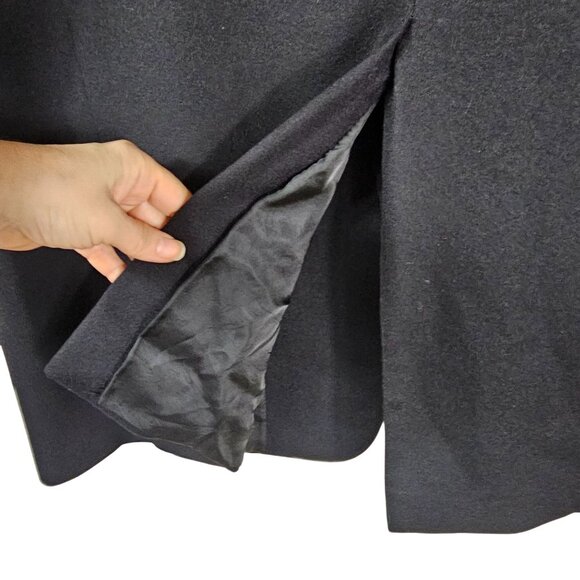 Hickey Freeman Madison 100% Cashmere Sport Coat Blazer 46L Black Quiet Luxury - Picture 3 of 14